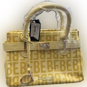 Bebe Yellow Purse NWT